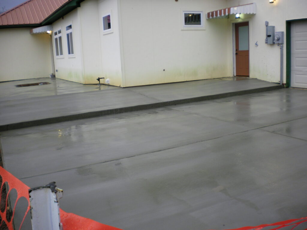 A building with concrete floors and walls.